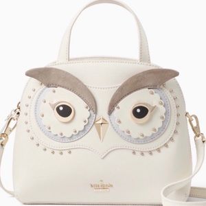 Rare Kate Spade Bright Snow Owl Purse